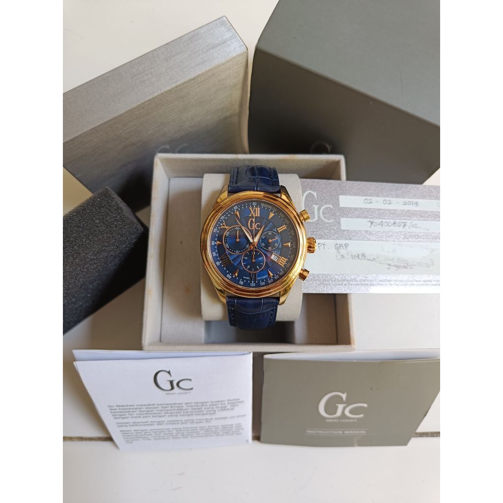 Guess collection GC pria Y04008G7 original bekas fullset bagus normal semua siap pakai mewah
