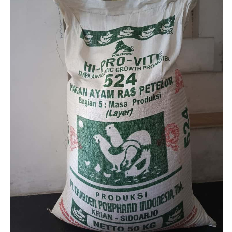 Hi Pro Vite 524 Pakan Ayam Petelur Layer Masa Produksi