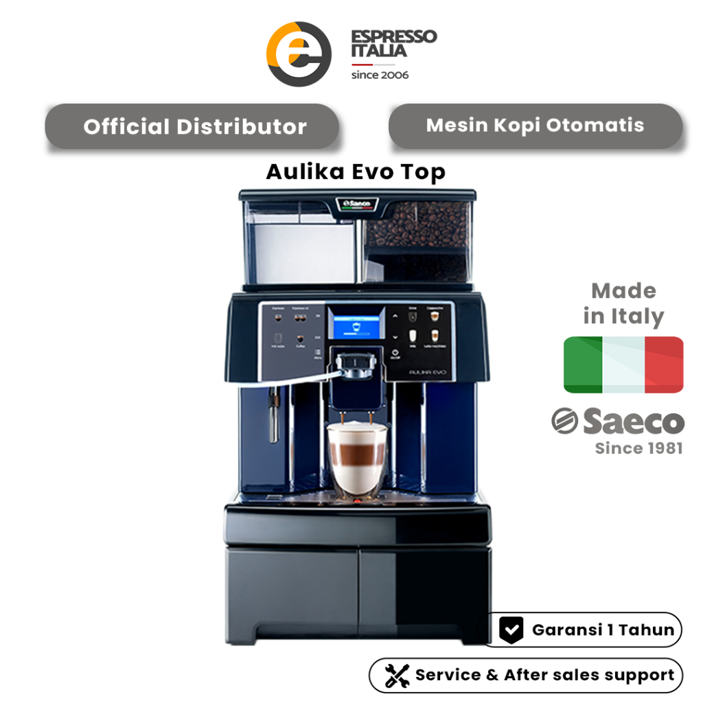 Saeco Aulika Evo Top HSC Automatic Coffee Machine Mesin Kopi Otomatis