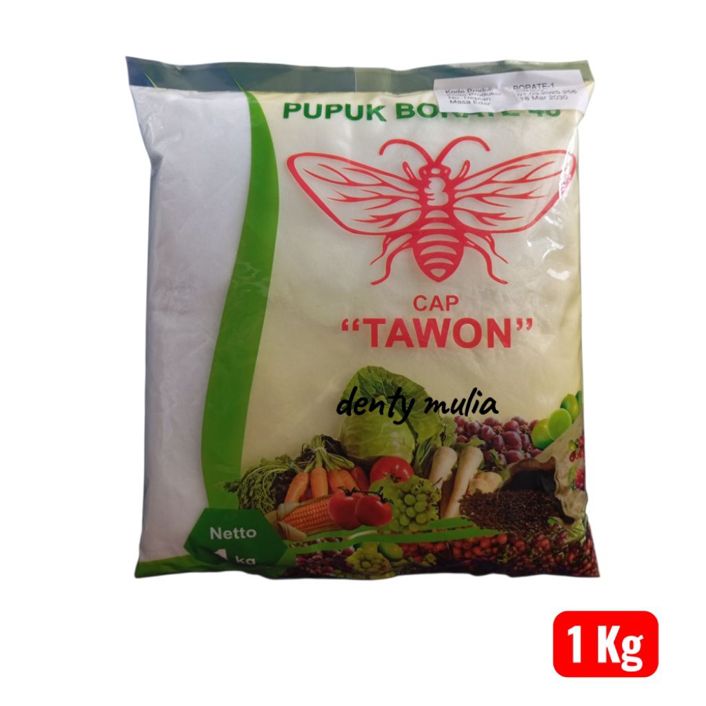 Pupuk Borate 46% Cap Tawon Pupuk Boron Kemasan 1 Kg