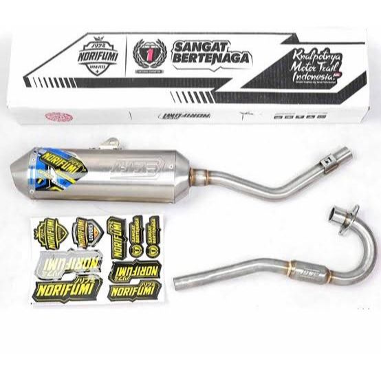 Knalpot Norifumi Stainless Gridz CRF, KLX, WR