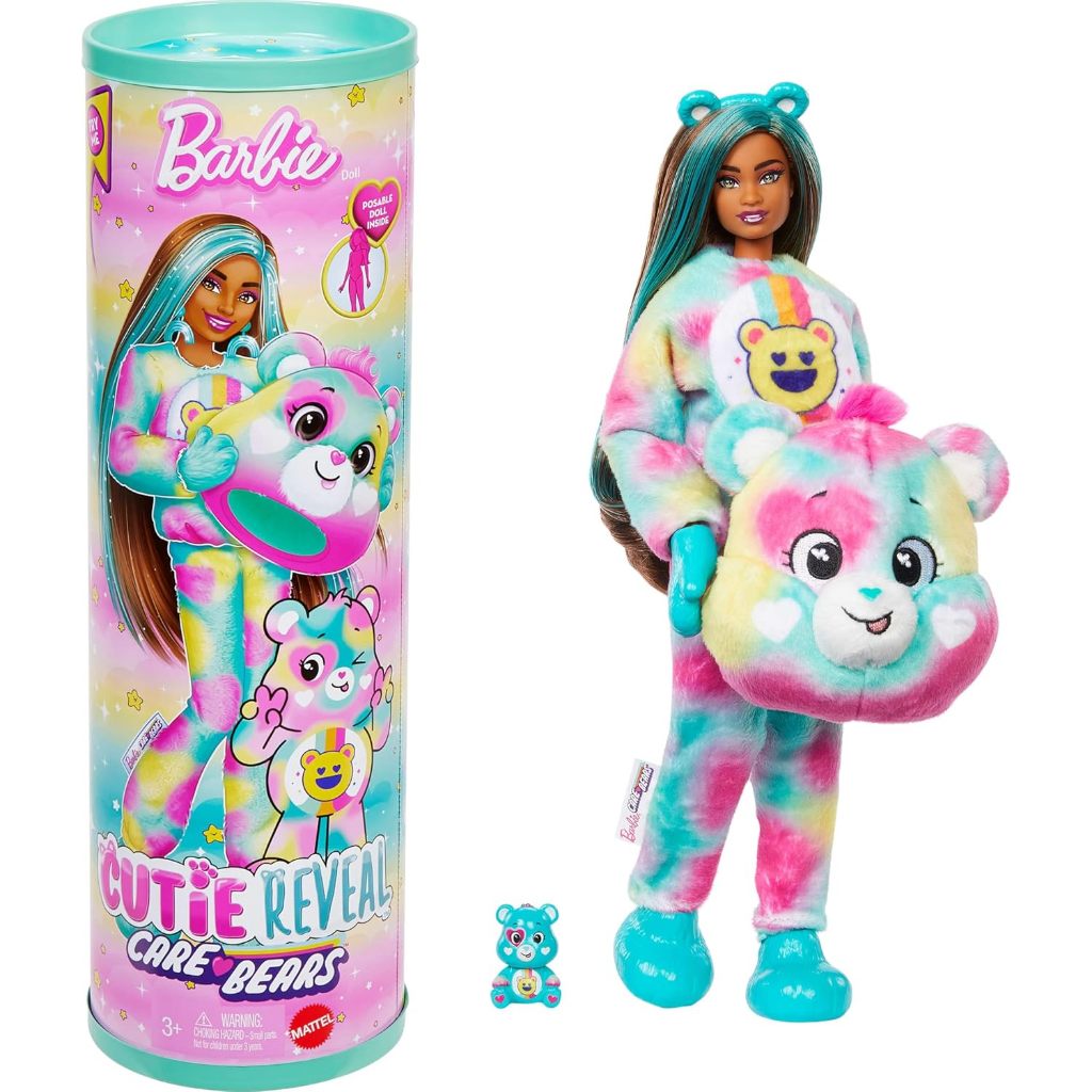 Barbie Cutie Reveal Care Bears Doll & Accessories