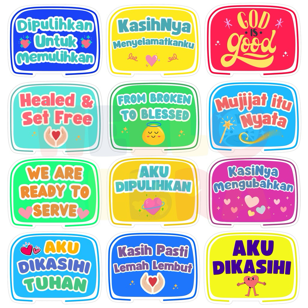 Properti Photobooth Gereja| Props Photobooth Pelayanan | Prop Photobooth Acara Gereja Natal | Proper