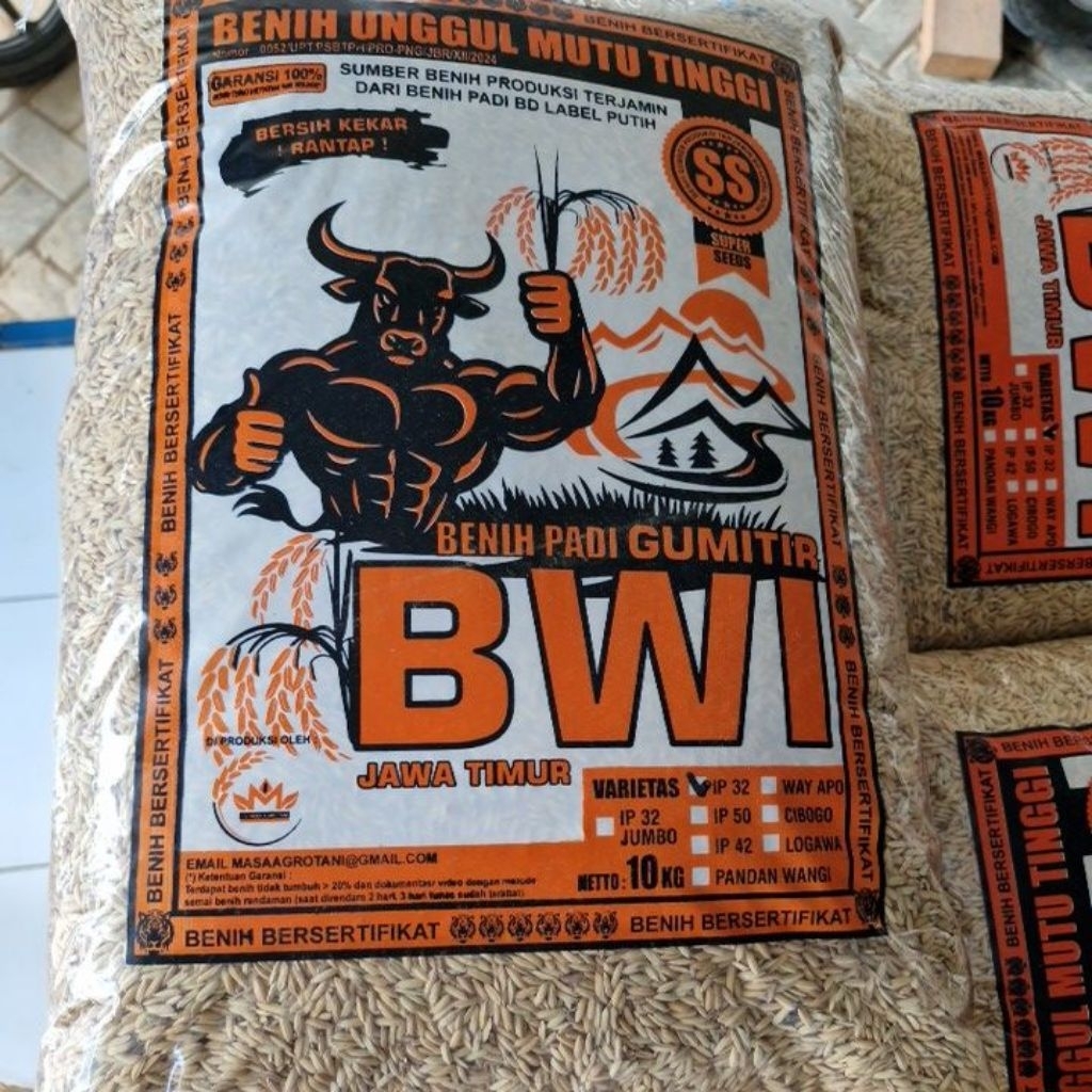 Benih Unggul Padi INPARI 32 SS Gumitir BWI - 10 KG