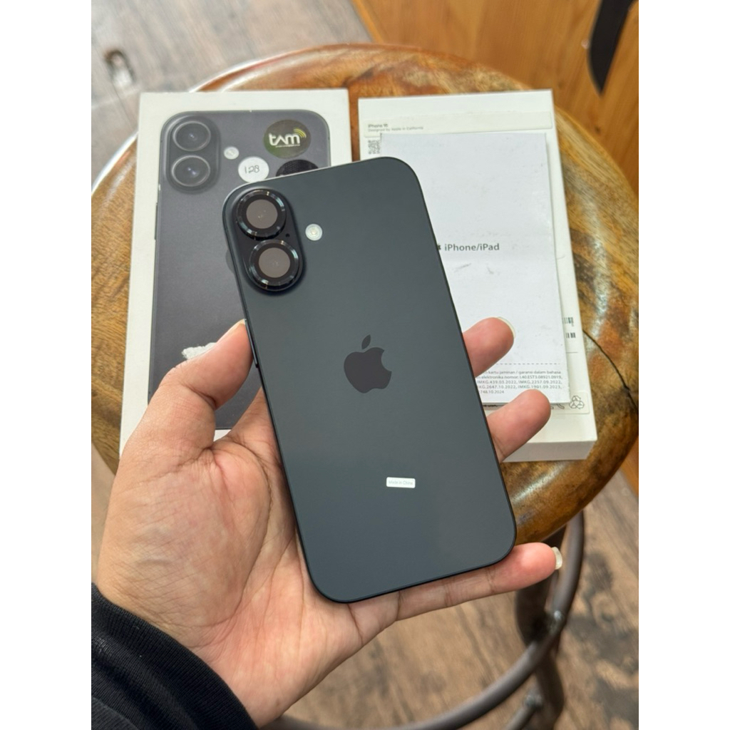 iphone 16 128gb ibox second likenew fullset ori