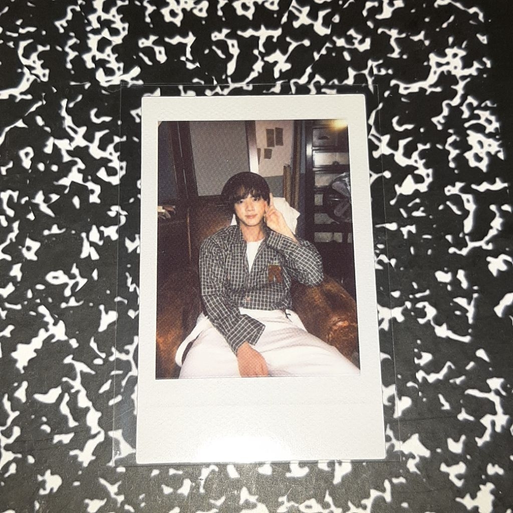 Jin bts polaroid photocard deco kit