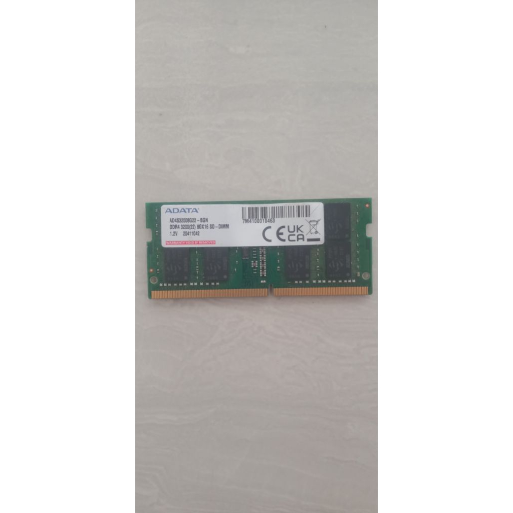 Ram ADATA so-dimm/laptop ddr4 8gb 3200mhz 1,2v