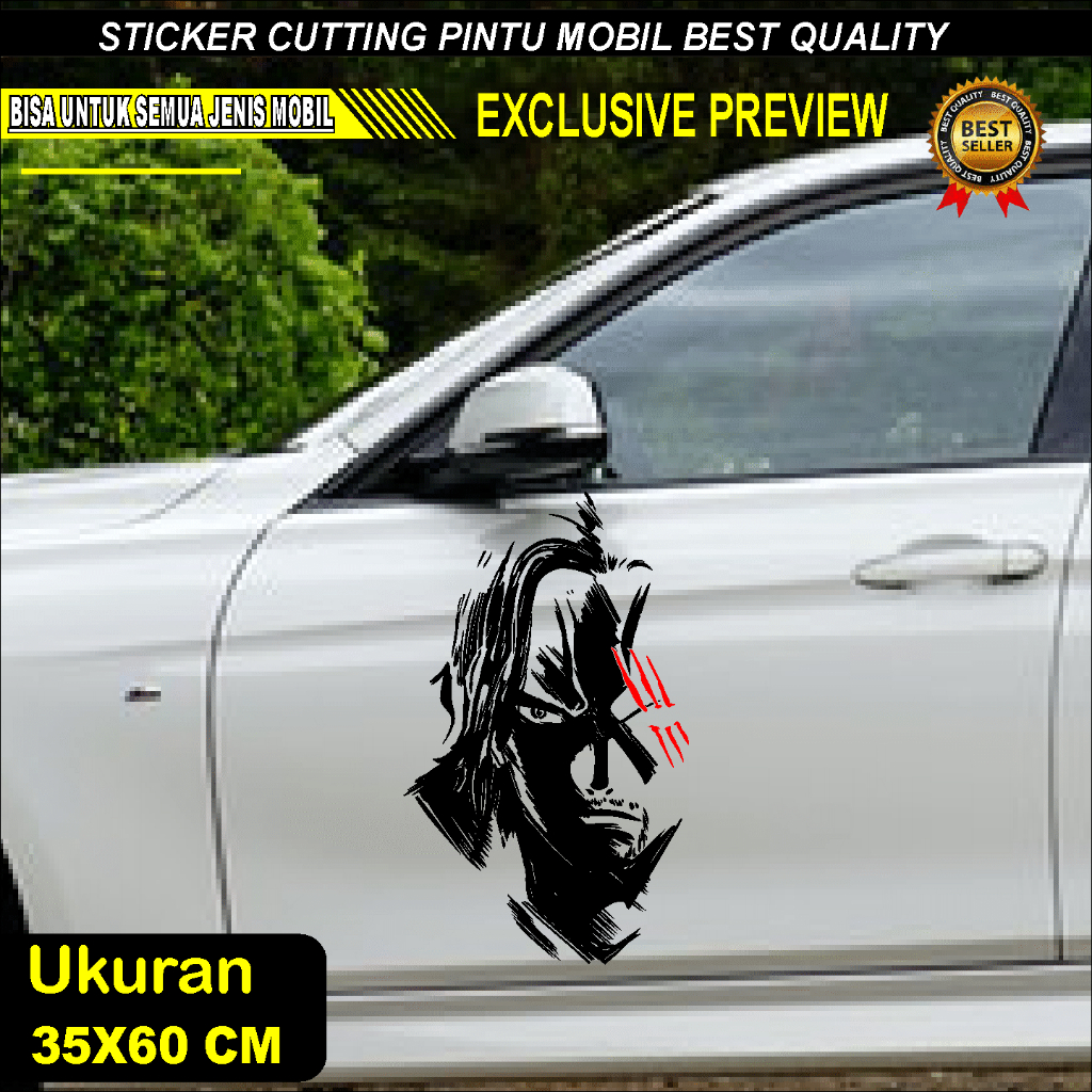 STICKER CUTTING PINTU MOBIL GAMBAR TERBARU