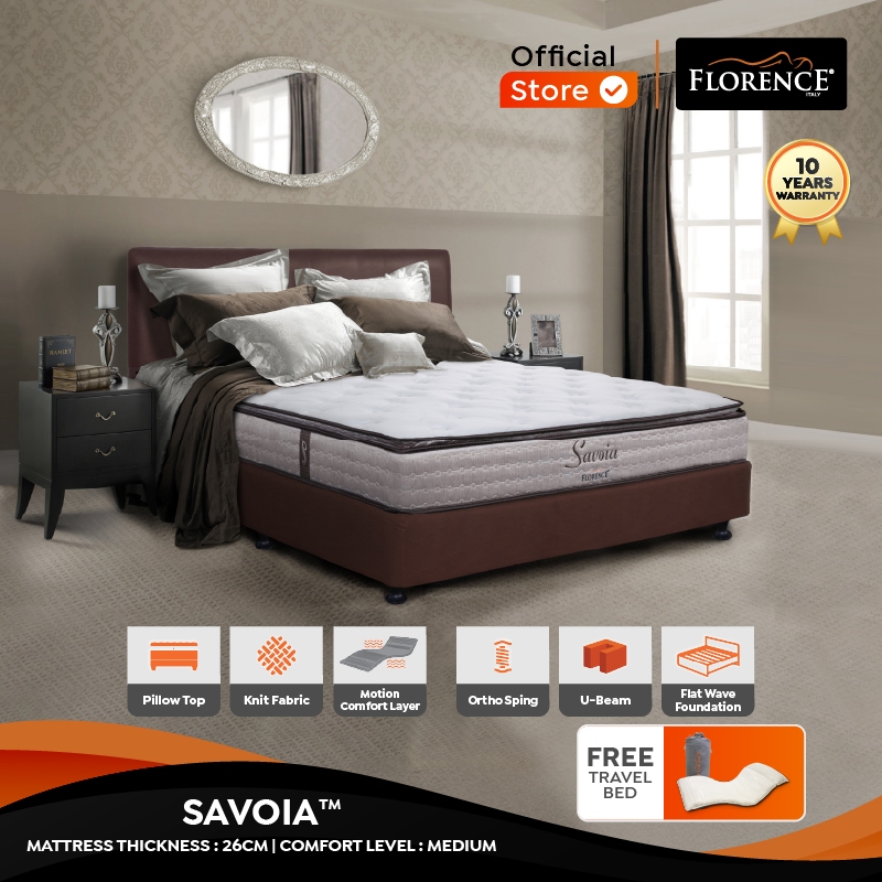 Florence Kasur Springbed Savoia Full Set