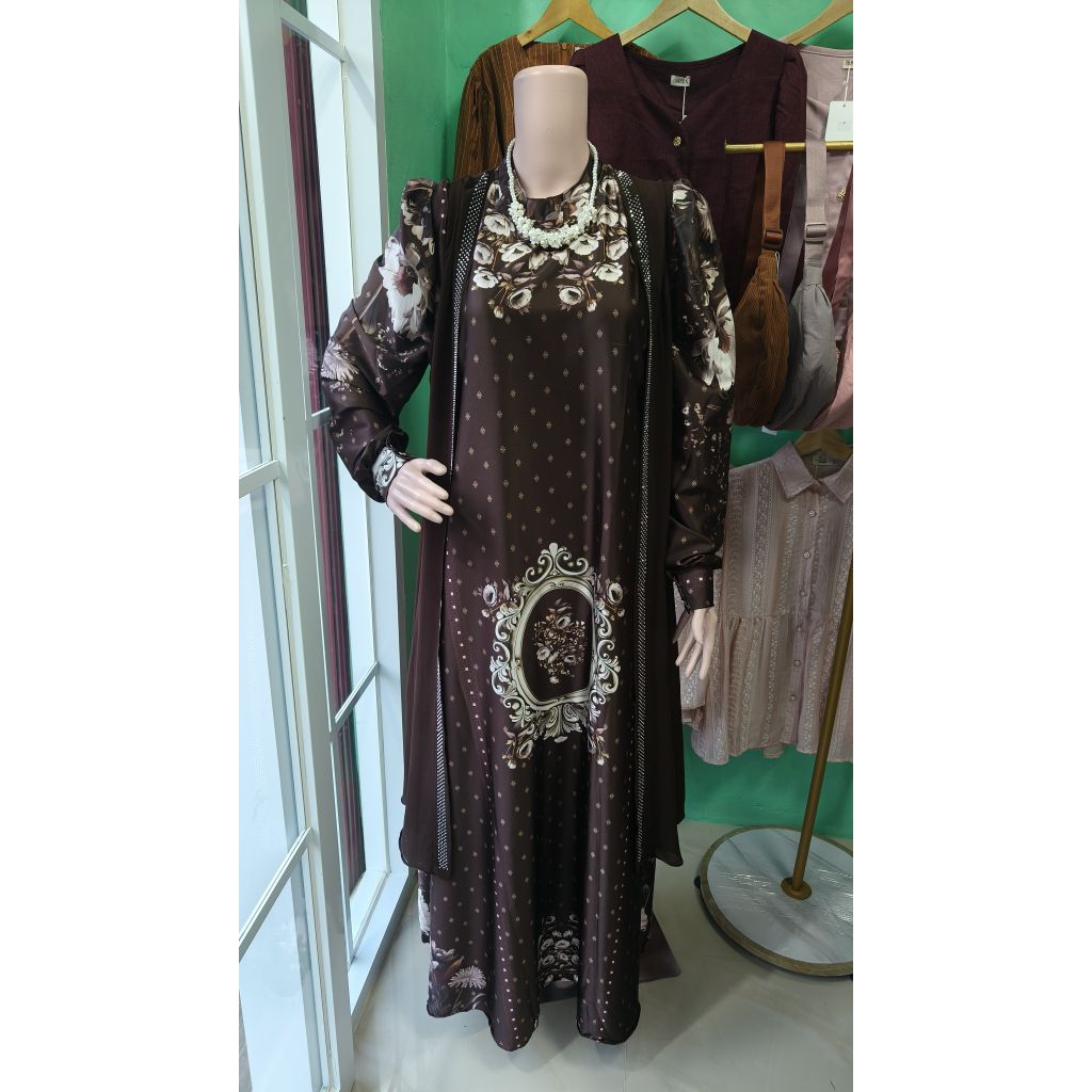 gamis silk premium outer