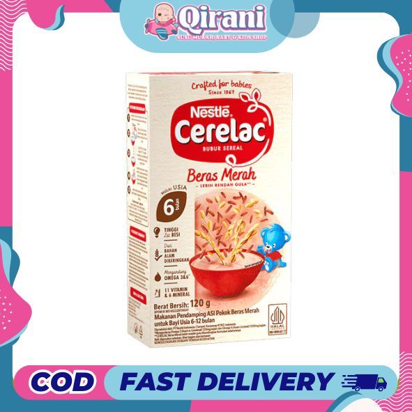 Nestle Cerelac Bubur Sereal 6 bulan - Bubur Bayi Cerelac 120 gram