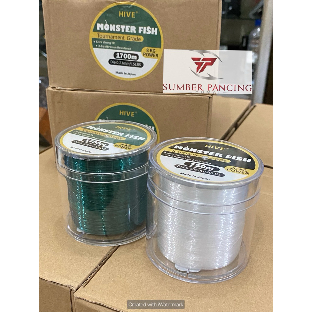 Senar mancing Hive Monster Fish isian panjang