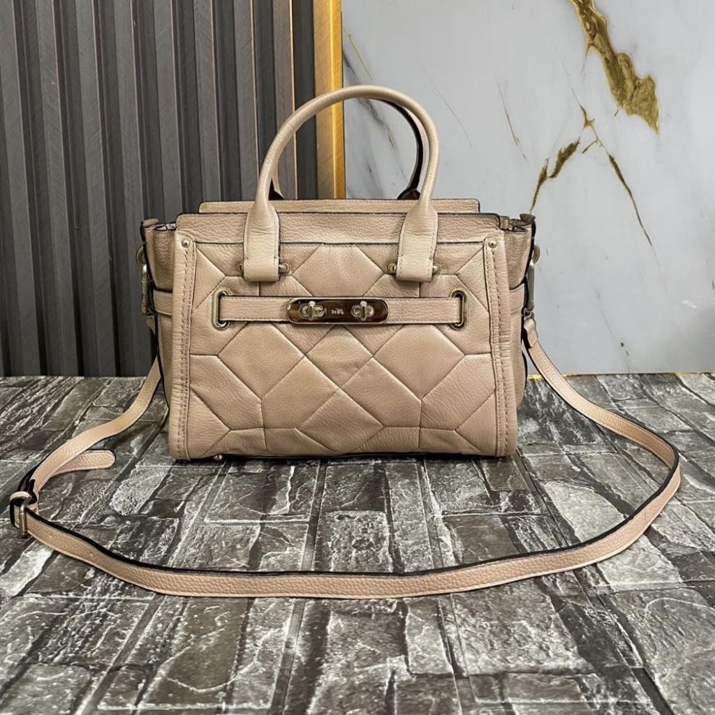 Co Swagger 27 In Metalic Patchwork Rose Gold