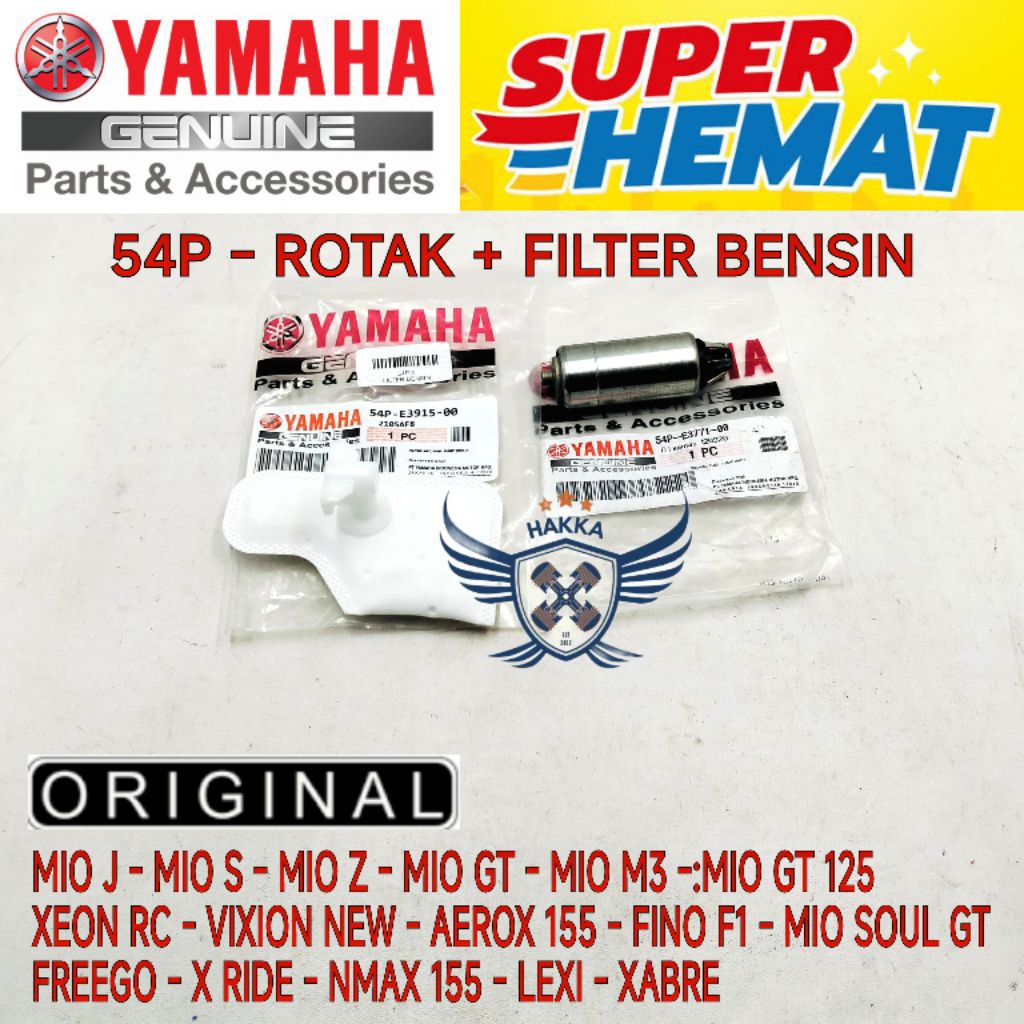 54P ORIGINAL ROTAK + FILTER BENSIN YAMAHA MIO J, ROTAK MIO S, ROTAK MIO Z, ROTAK MIO GT, ROTAK MIO M