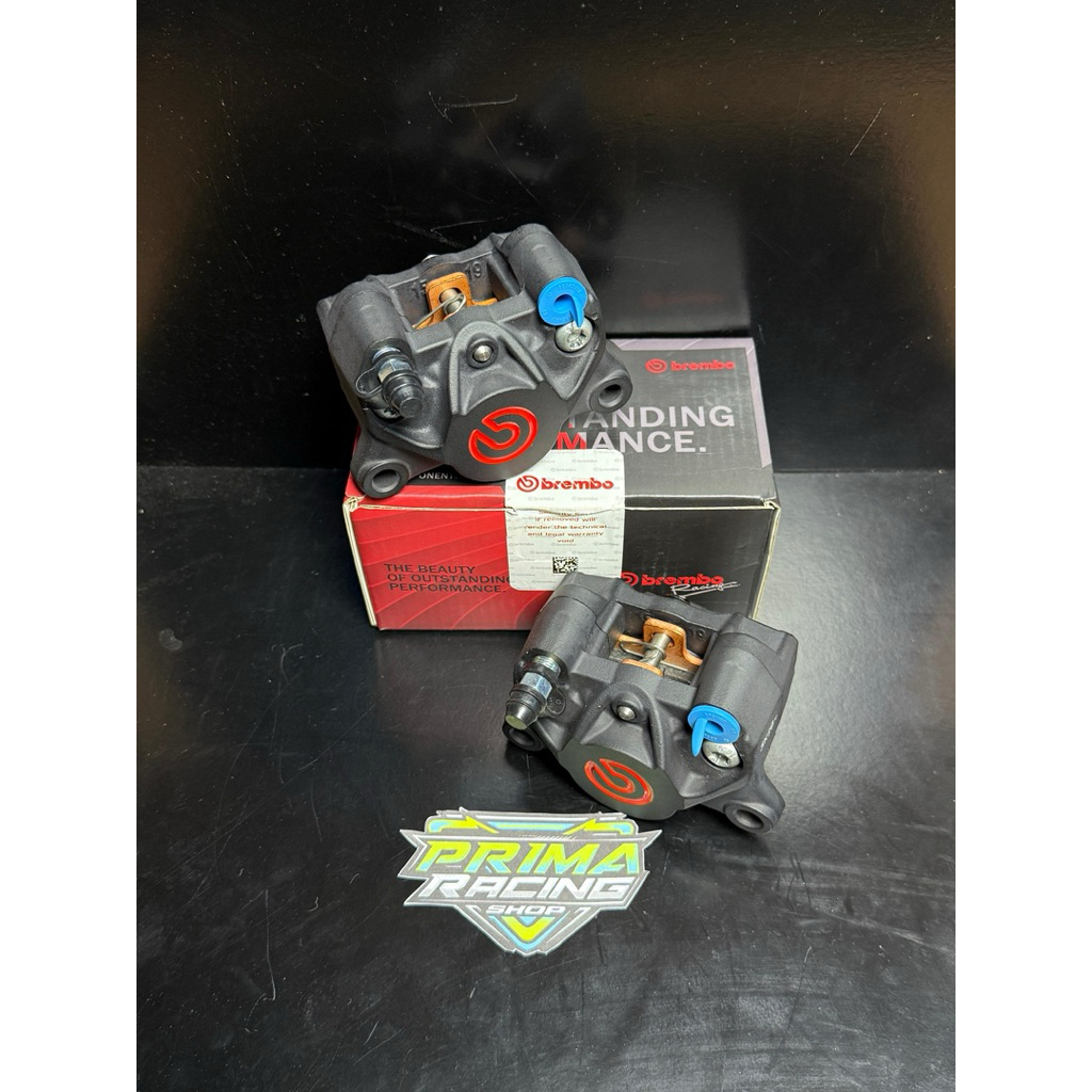Kaliper Brembo 2p 2piston Hitam Black Nmax Xmax Aerox Pcx vario beat mio scoopy ninja rr 150rr krr n