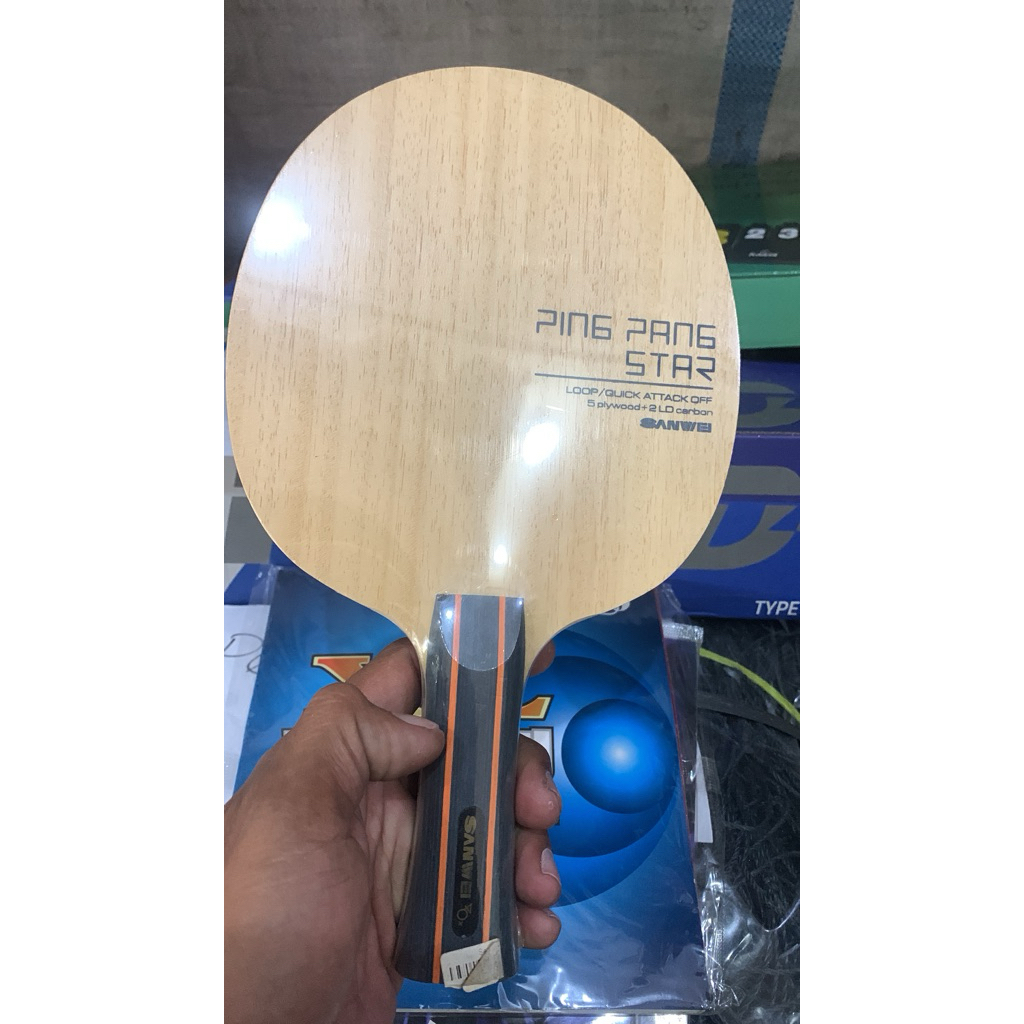 kayu bet pingpong sanwei pingpang star