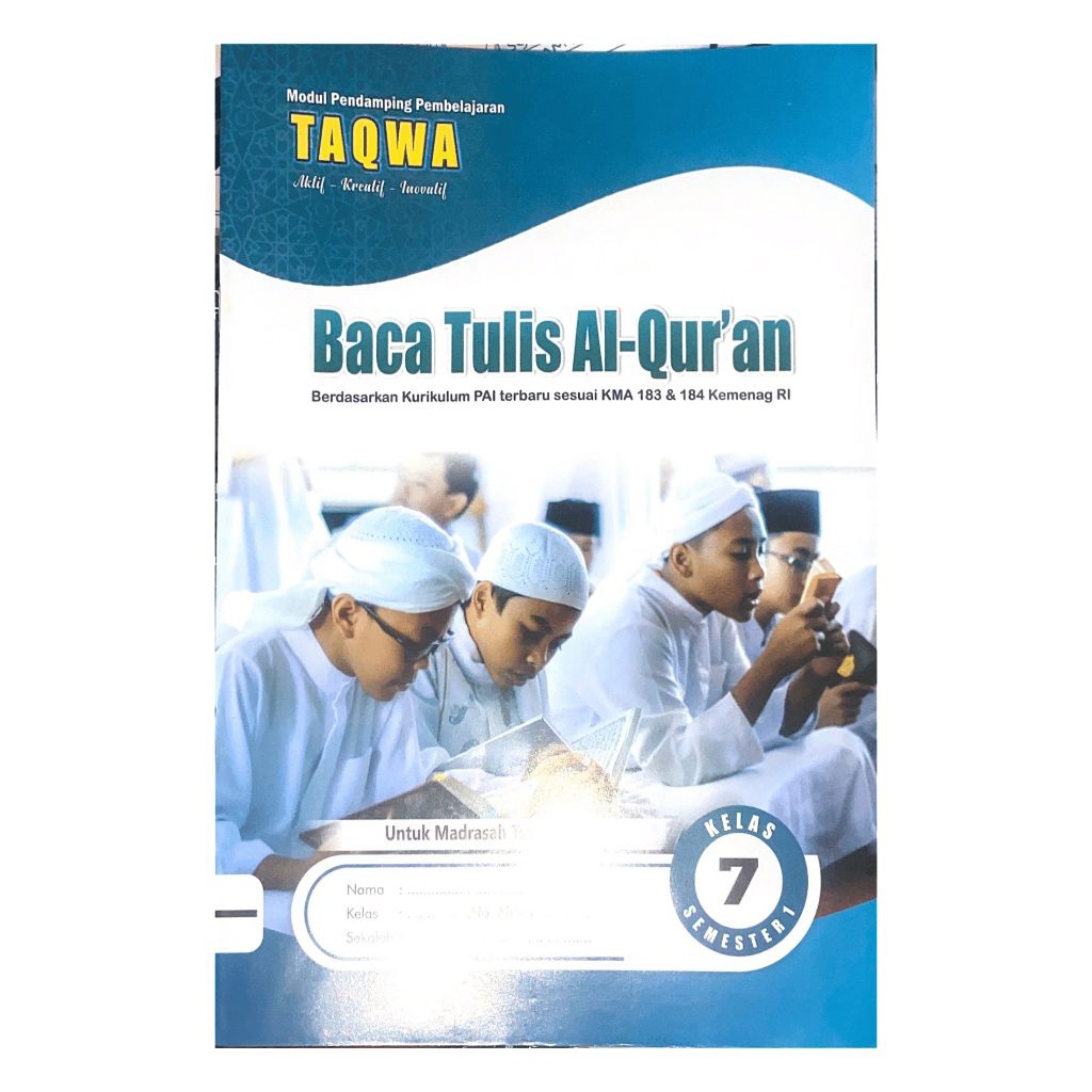 LKS Baca Tulis Al-Qur'an BTQ jenjang SMP-MTS semester ganjil Kurikulum Merdeka
