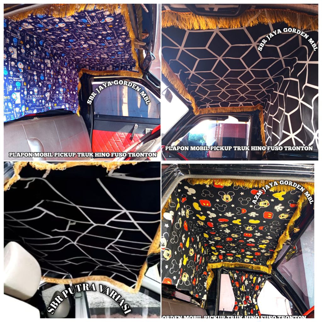 kain plapon atap kabin mobil pickup Truk Giga Hino Fuso tronton dan sejenisnya/plafon mobil/ cover p