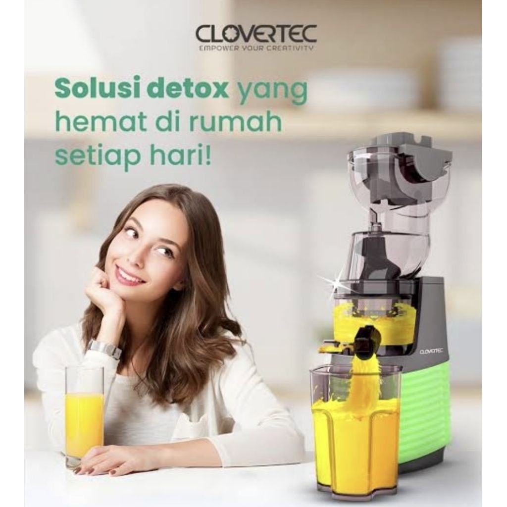 Clovertec Slow Juicer Tanpa Ampas