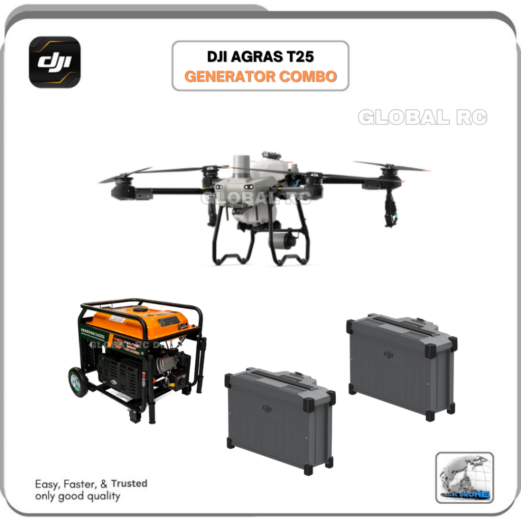DJI Agras T25 Generator Combo Drone Penyemprotan Pertanian/Perkebunan