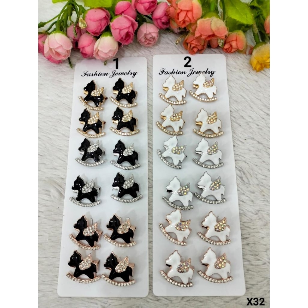 12pcs Bros Kebaya Kecil / Bros Hijab Kecil / Bros Syal Kecil/  Kerongsang Hijab Kecil/ Pin Hijab Kec