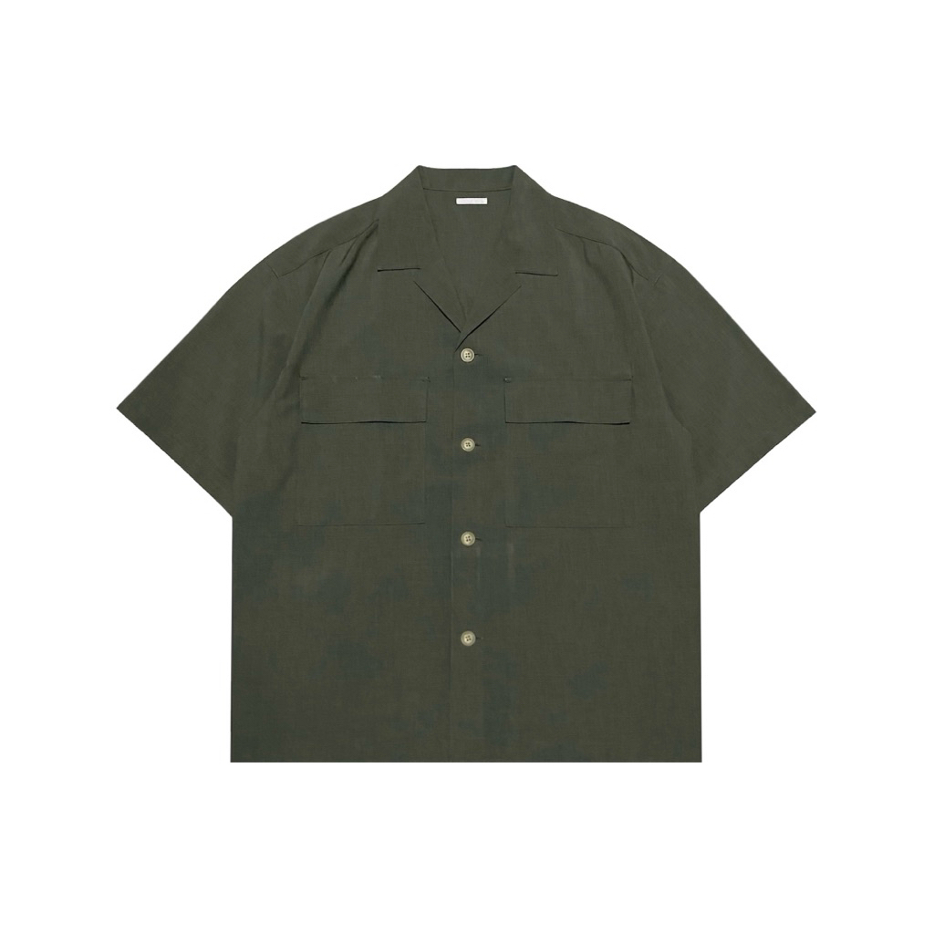 Gu Open Collar Shirt