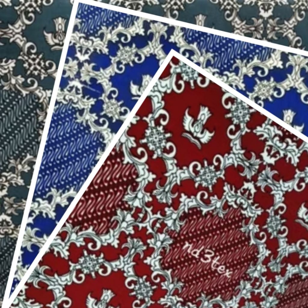 Kain Batik Seragam Sekolah Motif Lereng /Kain Batik Seragam Sekolah TK SD SMP SMA SLTA kode C036