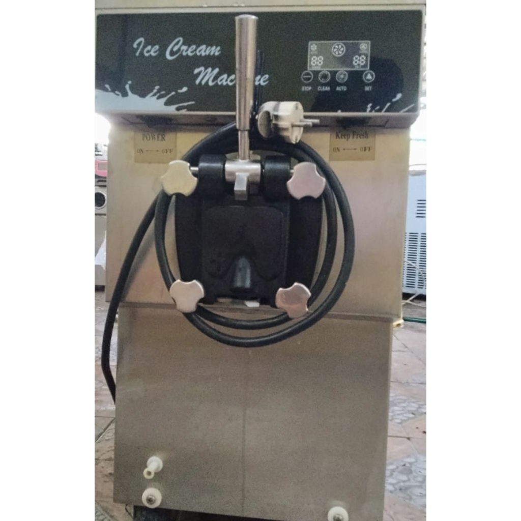 mesin ice cream gea 1 tuas es krim soft