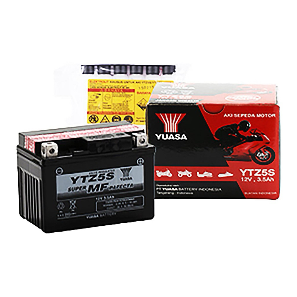 AKI YUASA YTZ5S AKI BEAT FI KARBU VARIO 110 SCOOPY SPACY YUASA YTZ5S MF ORIGINAL AKI KERING