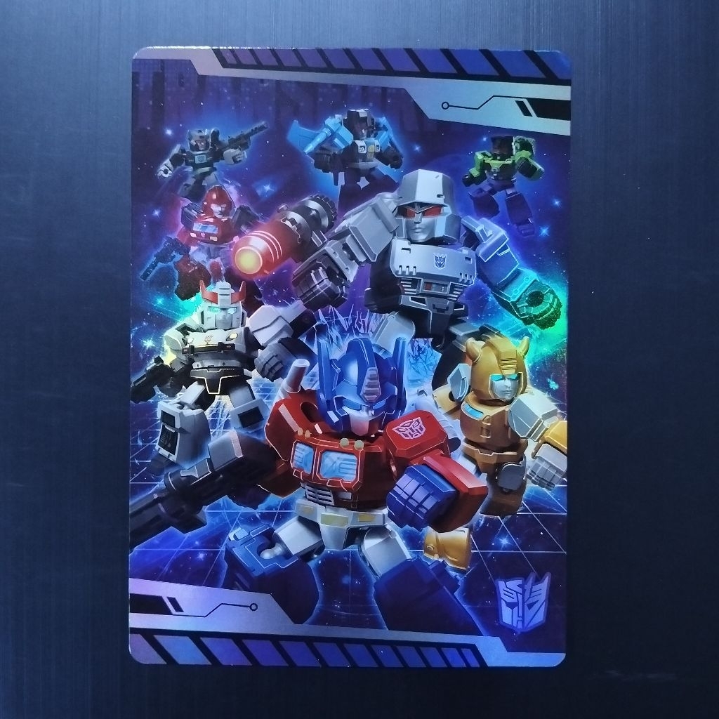 Blokees Card | Transformers Galaxy Defender Version 01 | Optimus dkk.