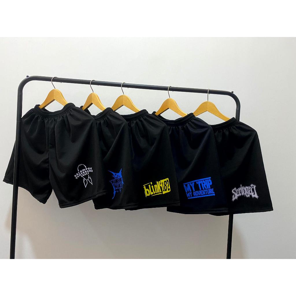 paket 5 pcs celana pendek celana olahraga celana rebahan celana tiduran pria wanita keren nyaman tre