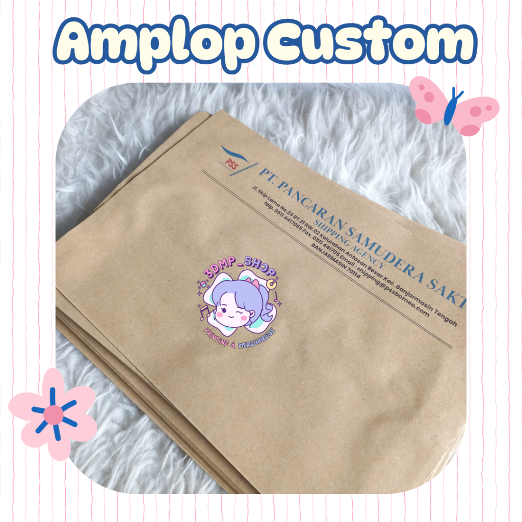 CETAK AMPLOP COKLAT CUSTOM