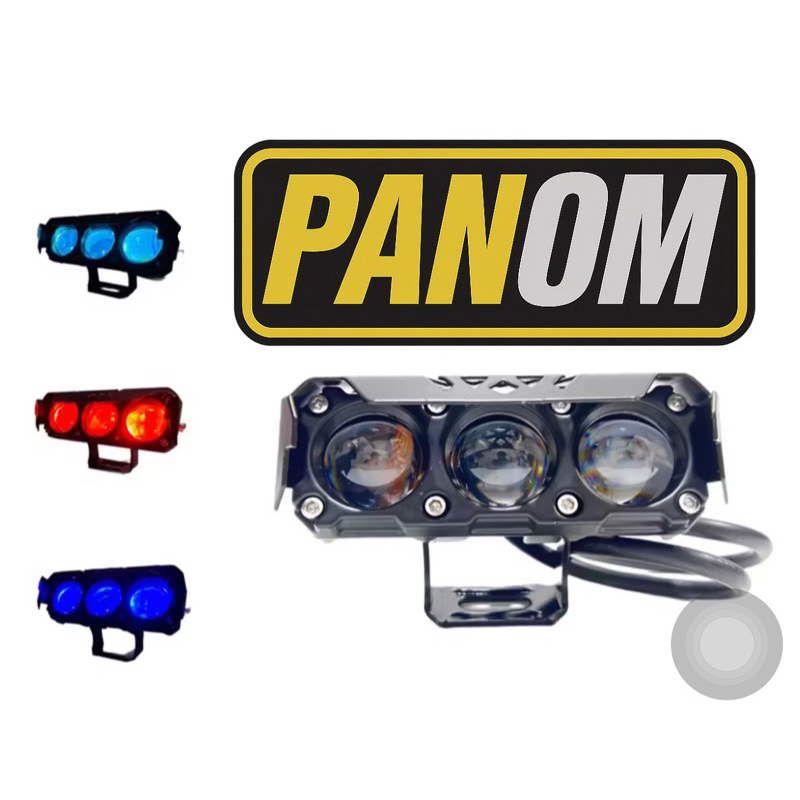 Lampu Viral 3 Mata Mini Projie 30W Super Terang