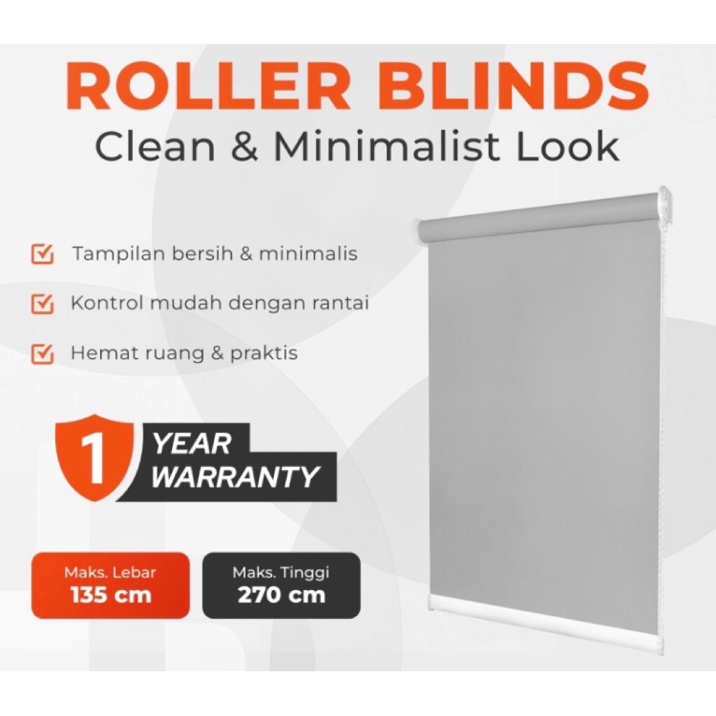 Roller Blinds / Tirai Gulung