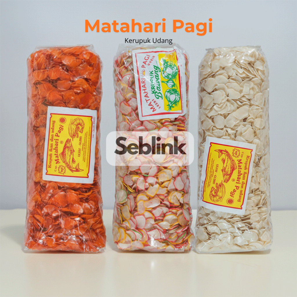 Krupuk Udang MP Merah Matahari Pagi 1Ball