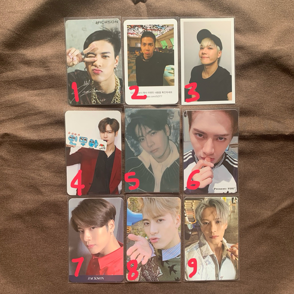 PHOTOCARD PC GOT7 JACKSON