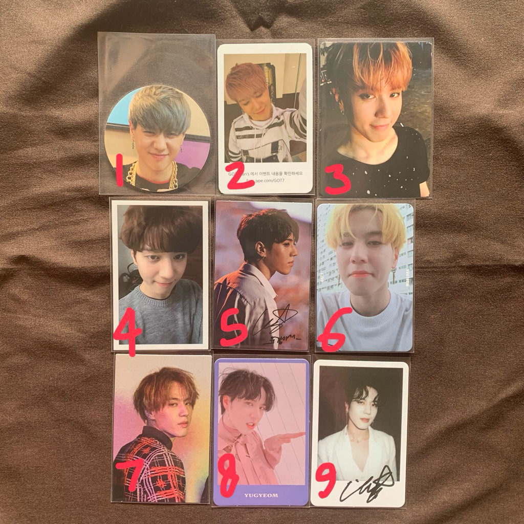 PHOTOCARD PC GOT7 YUGYEOM