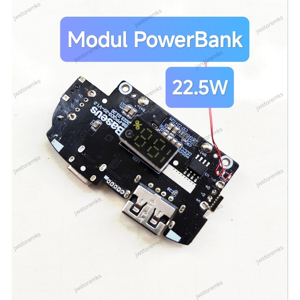Modul Powerbank LCD fast charger 22.5W PD3.0 (Copotan normal)