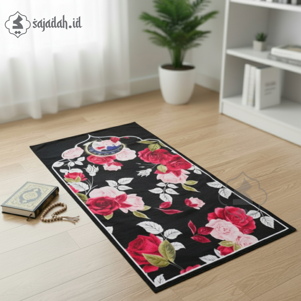 Sajadah.id Sajadah Travel Printing 95 x 48 cm  Anti Slip | Sajadah Souvenir | Hadiah - SI002