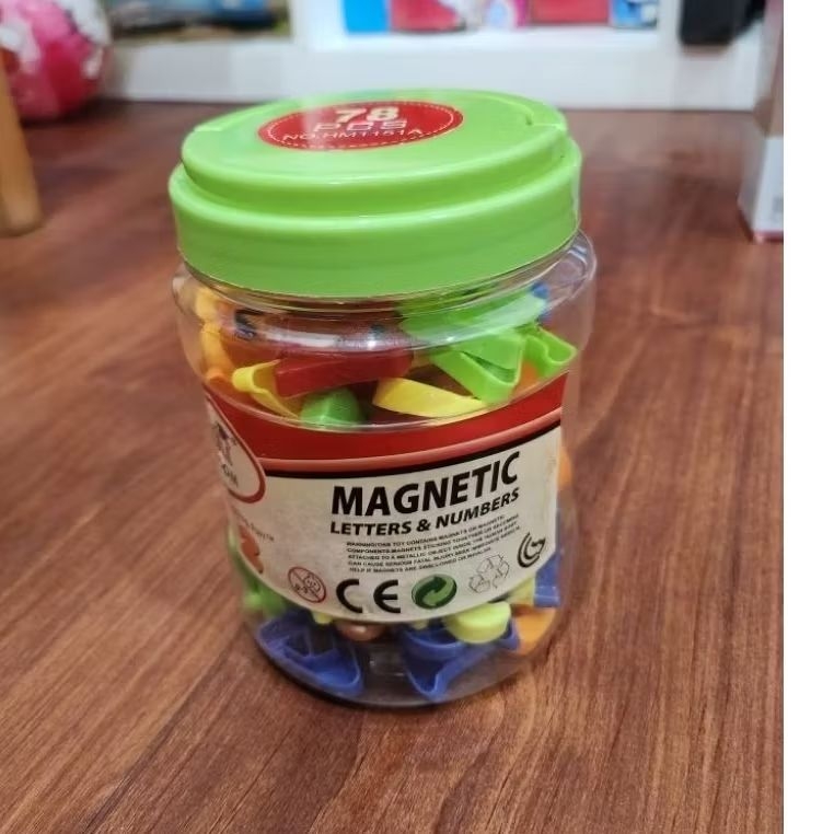 Magnetic letter & number preloved