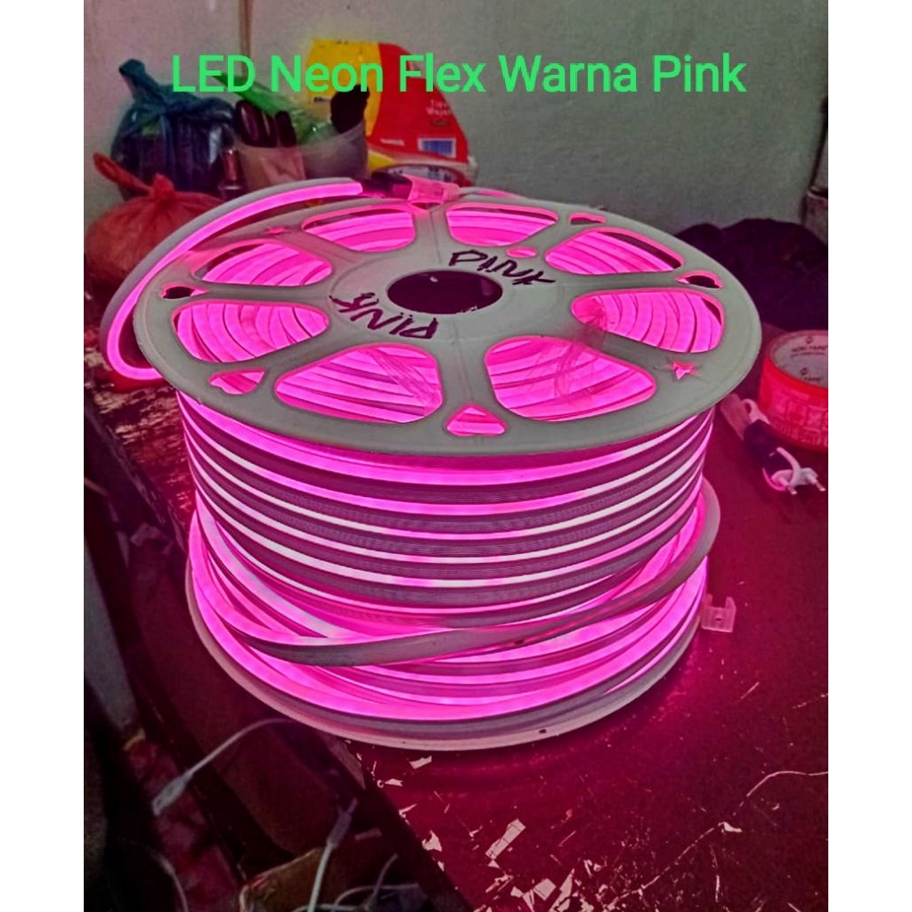 lampu led neon flex AC 220 Volt 50 meter