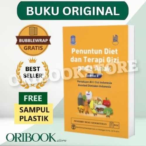 ORIGINAL PENUNTUN DIET DAN TERAPI GIZI PADA ANAK EDISI 4 - FREE SAMPUL