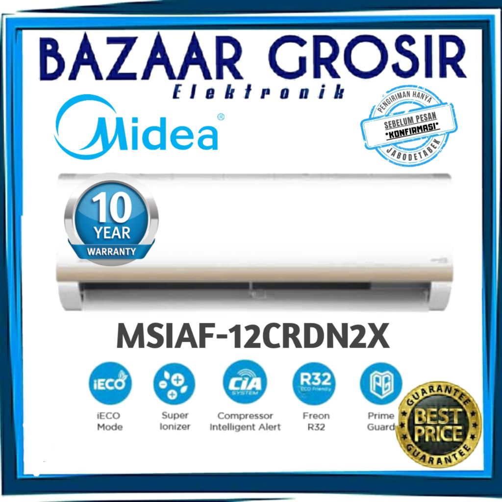 AC MIDEA MSIAF - 12CRDN2X / MSIAF12CRDN2X / MSIAF 12CRDN2X