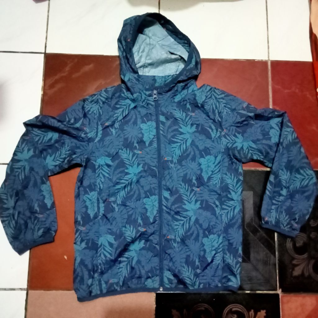 Jaket Running anak remaja Indigo Bank