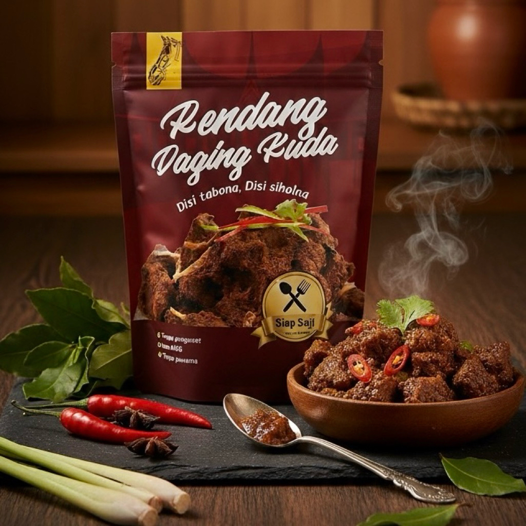 Rendang Daging Kuda Praktis