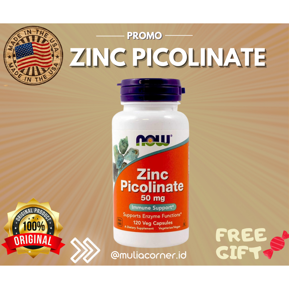 NOW ZincPicolinate 50mg