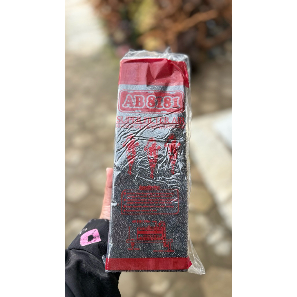 Spons Filter Hitam AB8181 | Media Filter Air Aquarium & Kolam