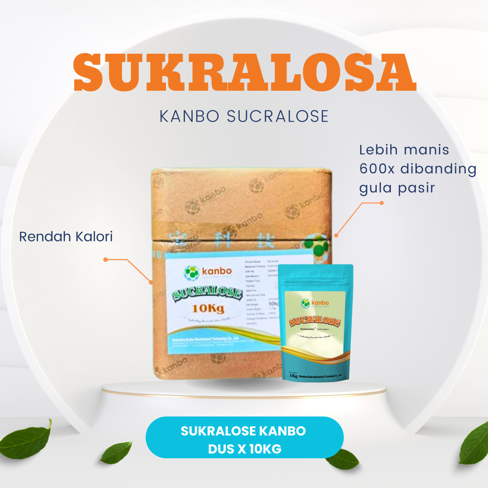 SUKRALOSA | SUCRALOSE KANBO | PEMANIS KANBO 1KG