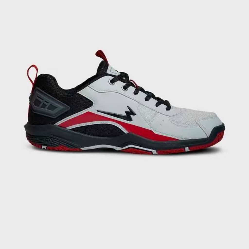 Sepatu Badminton Pria Sepatu Indoor  Eagle Rally Putih Hitam BM381