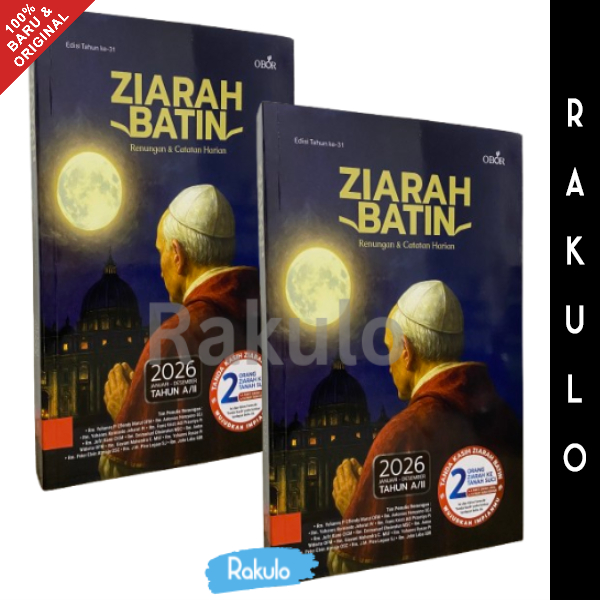 Buku Ziarah Batin 2026 2025 - Renungan dan catatan Harian Katolik
